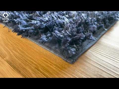 thumbnail video image 2 of Alfombra Creativa Hogar Shany Shag Azul Marino 1.60 x 2.30 m, 2 of 5