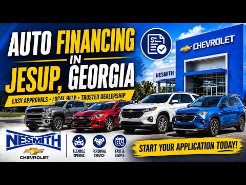 Auto financing in Jesup Georgia NeSmith Chevrolet GMC