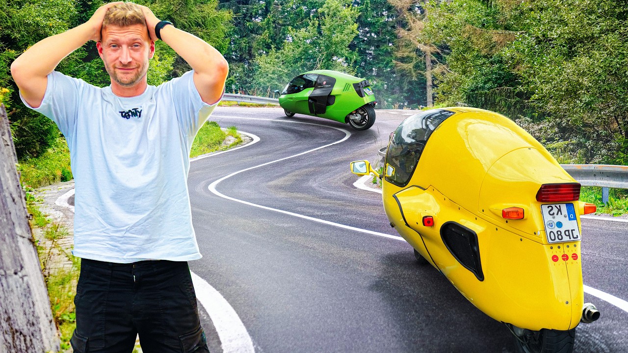 Nach dem Unfall werden jetzt Kurven geballert | Kabinenmotorrad Tour #3