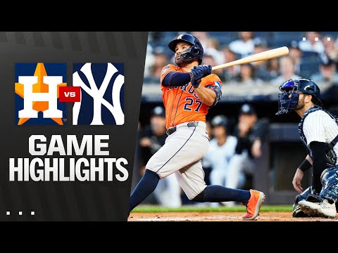 Astros vs. Yankees Game Highlights (8/8/25) | MLB Highlights