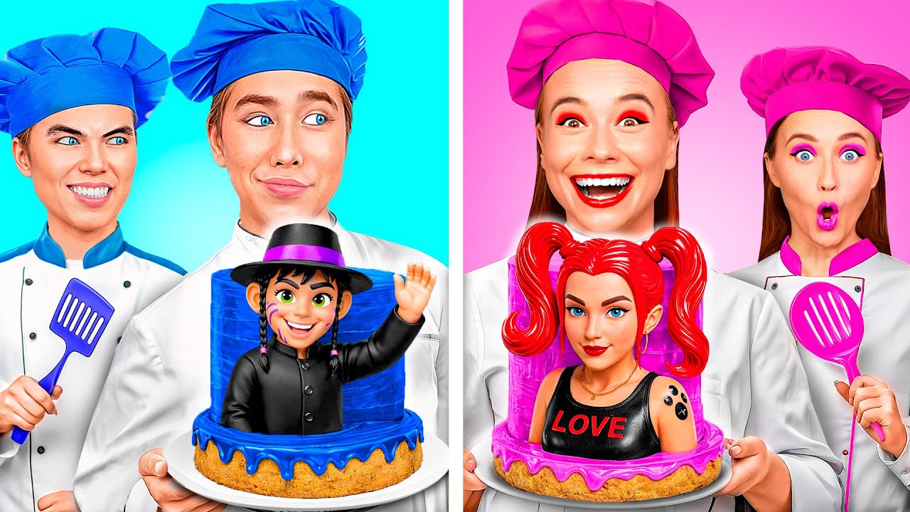 男子 VS 女子 んの料理チャレンジ | 食用の戦い Crazy DO