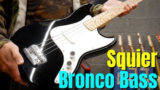 Video thumbnail for Squier by Fender Affinity Bronco Bass Guitar Review by The Guitar Manifesto