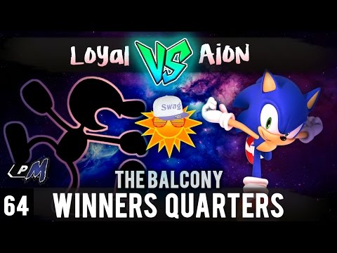 PM @ the Balcony 64 - Winners Quarters ft. TB|Aion (Sonic) VS TB|Loyal (Game n Watch)