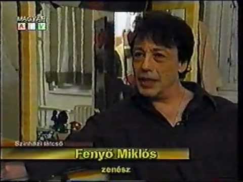 Fenyő Miklós a Színházi látcső c. műsorban ( 2001 ) 1. rész