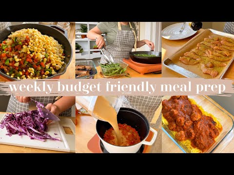 WEEKLY BUDGET FRIENDLY MEAL PREP MEAL PLAN EASY RECIPES LARGE FAMILY MEALS WHATS FOR DINNER