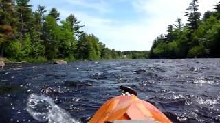 preview picture of video 'NFCT Kayakathon Day 6 Video - 20090605_12:00:11 - Near N. Br. of Saranac River'