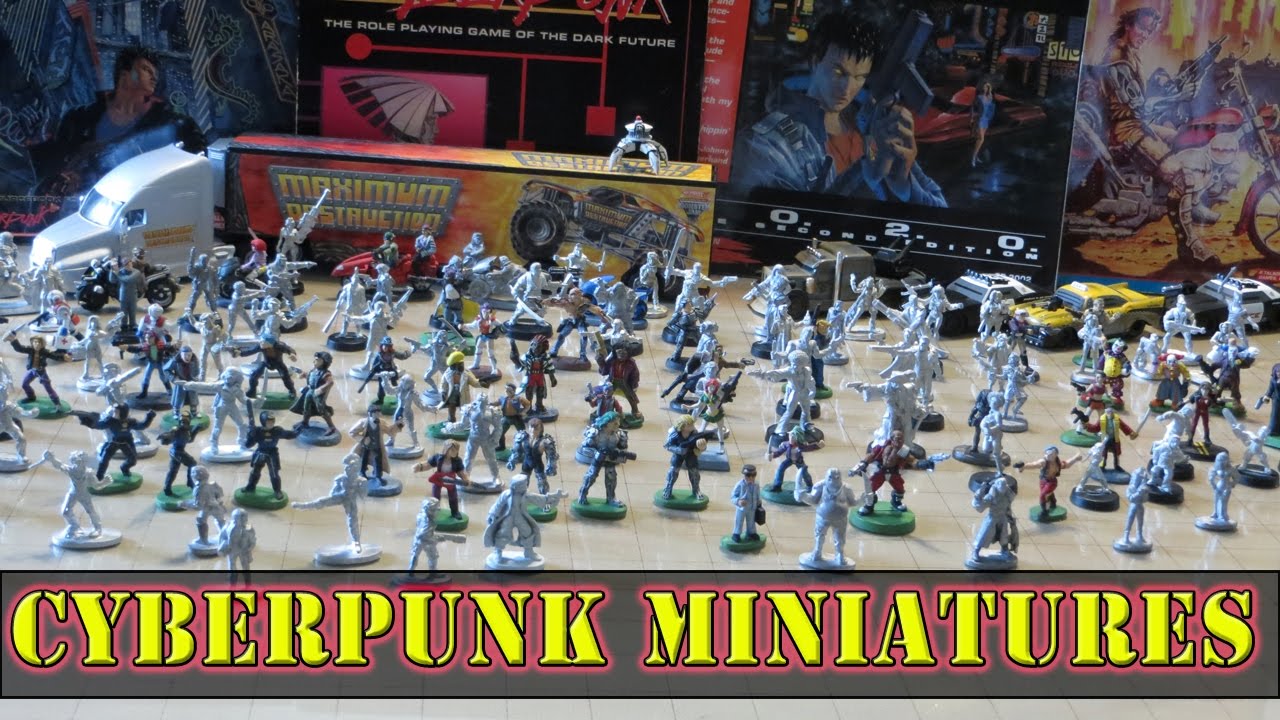 Miniatures for Cyberpunk 2020 and Shadowrun