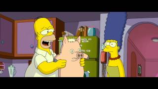 Spider Pig Marge and Homer Impression