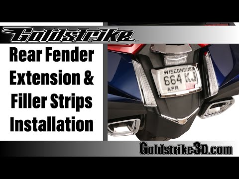 Goldstrike Rear Fender Extension with Filler Strips Kit Installation