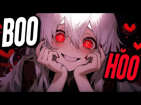 Nightcore - Boo Hoo (Dark Song) - Lyrics - Cjbeards & Scarlett
