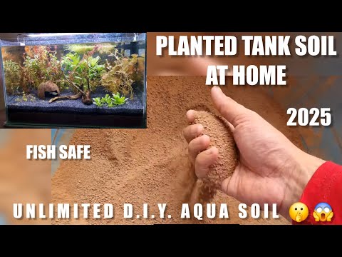 Make Planted Tank Soil At Home | DIY Aquarium Soil Tutorial | 100% Natural And Safe For Fish