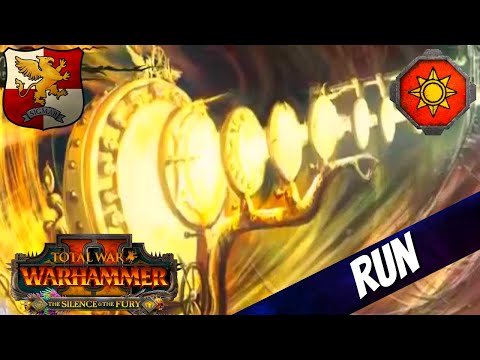 Skink Oracle Vs Tempelhof Luminark. Empire Vs Lizardmen. Total War Warhammer 2, Multiplayer Gameplay