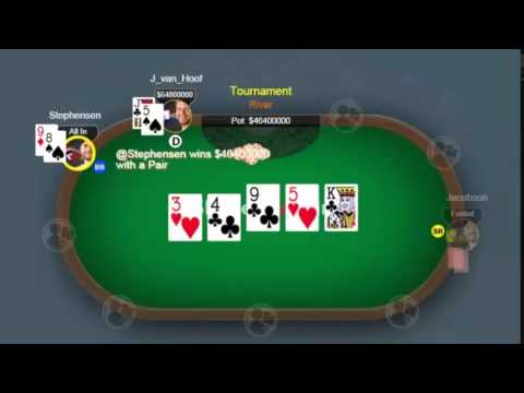 Poker hand from the 2014 WSOP Main Event Final Table