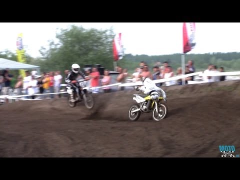 Huge crash in finish