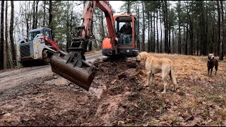 Installing culvert pipes