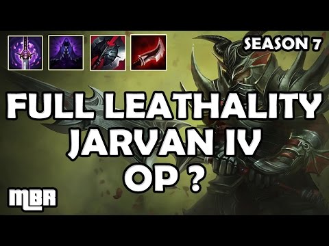 Full Lethality Jarvan OP? | Darkforge Jarvan IV Vs Fiora | League Of Legends