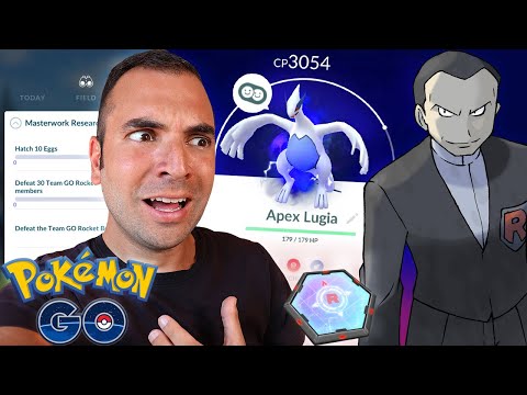 IL SUPER RADAR ROCKET ESCLUSIVO PER TROVARE GIOVANNI E CATTURARE LUGIA OMBRA APEX! - Pokémon GO