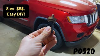 Jeep Grand Cherokee P0520 | Oil Pressure Sensor Replacement