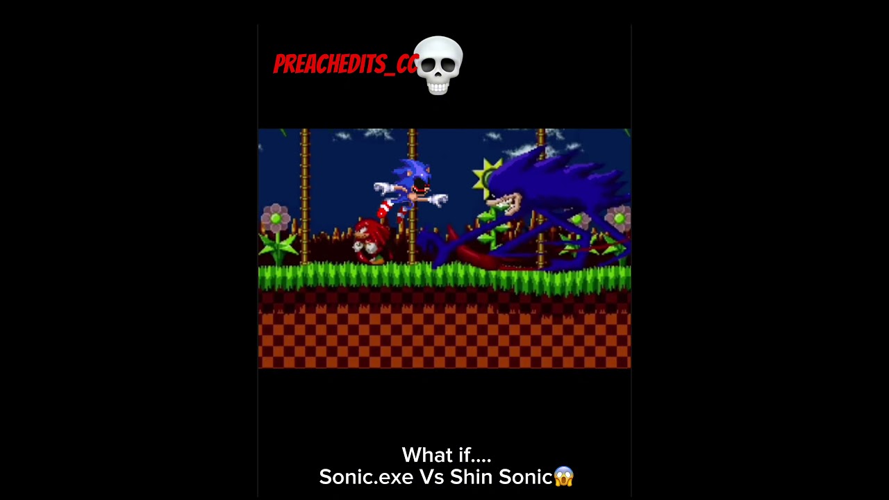 Sonic.exe Vs Shin Sonic #edit #sonic #wisedit #sonicexe #shinsonic #edits #horror #whatif