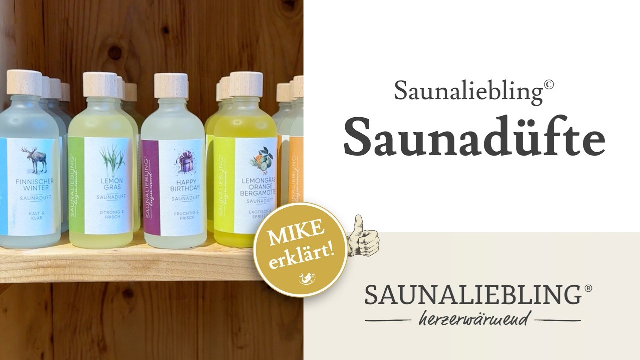 Saunaliebling Saunaduft Kräutermischung 100 ml – Produktvideo