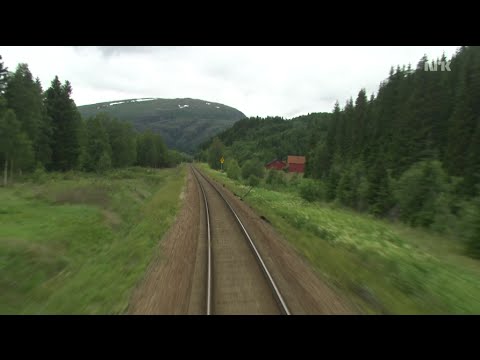 [9:56 Hours] Train Journey to the Norwegian Arctic Circle, SUMMER [1080HD] SlowTV