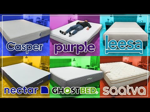 Casper vs Leesa vs GhostBed vs Saatva vs Purple vs Nectar | MATTRESS REVIEW