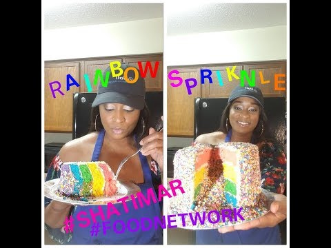 Rainbow #ExplosionCake By Shatimar