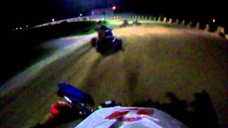 preview picture of video 'atv banshee flat track belleville 1/2 mile final'