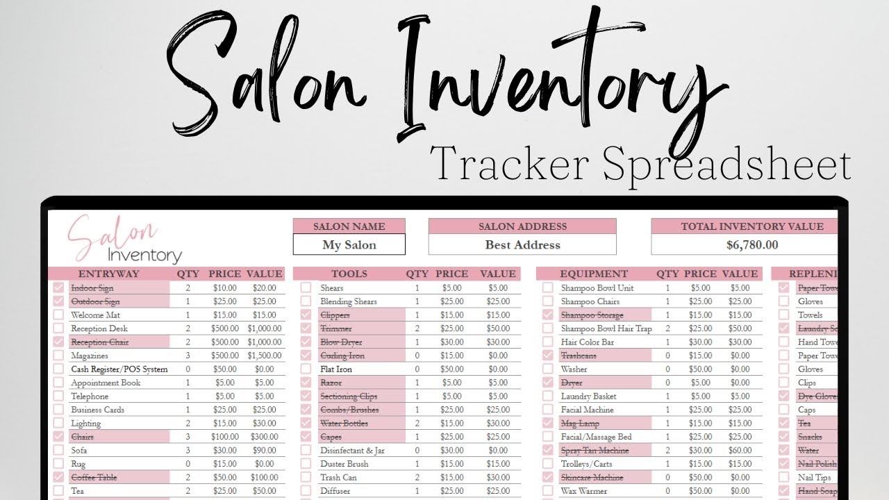 Salon Inventory Management: Spreadsheet vs App Analysis