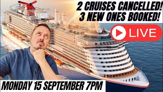 2 Cruises Cancelled & Back from Orlando LIVE with Travel Blog Jamie (Monday 15 September  7pm UK)