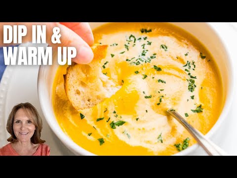 Creamy Carrot & Parsnip Soup | Cozy, Simple & Delicious
