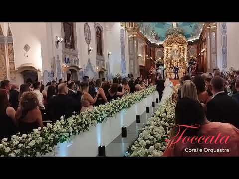 CAMPANAS + CLARINADA DA RAINHA + MARCHA NUPCIAL + HALLELUJAH - CORAL E ORQUESTRA