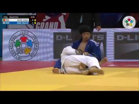 Andre ALVES (POR) Vs Won Gi JANG (KOR) - Judo Grand Prix Ulaanbaatar 2014 [-73kg]