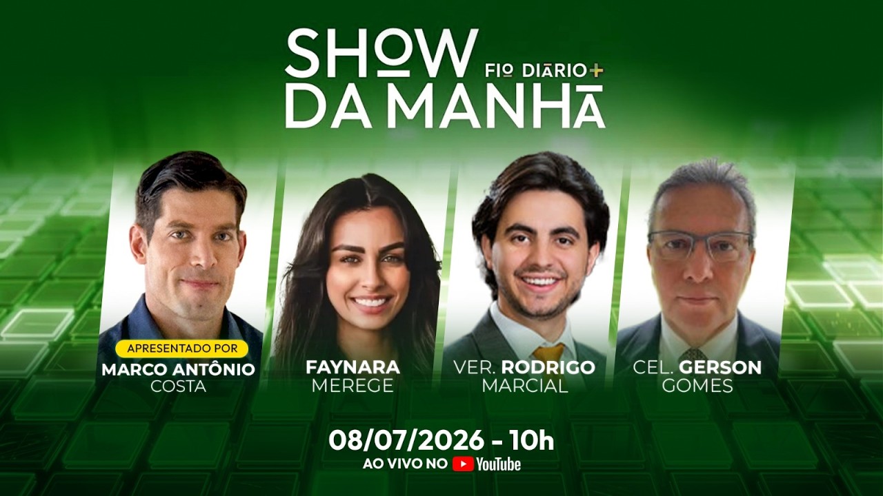 SHOW DA MANHÃ -  LULA TORCE POR TARIFAÇO - ALCOLUMBRE X PT -  08/07/2026