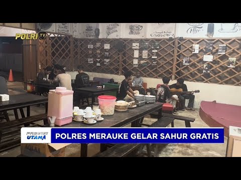 POLRES MERAUKE GELAR SAHUR GRATIS