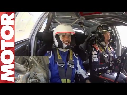 Hyundai i20 WRC Hayden Paddon passenger ride | MOTOR