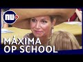 Máxima krijgt op basisschool les over kunstmatige intelligentie | NU.nl