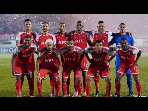 "si mi gente esto es en panama asombro recibimiento san fransico fc vs tauro" Barra: La Ultra Roja &bull; Club: San Francisco