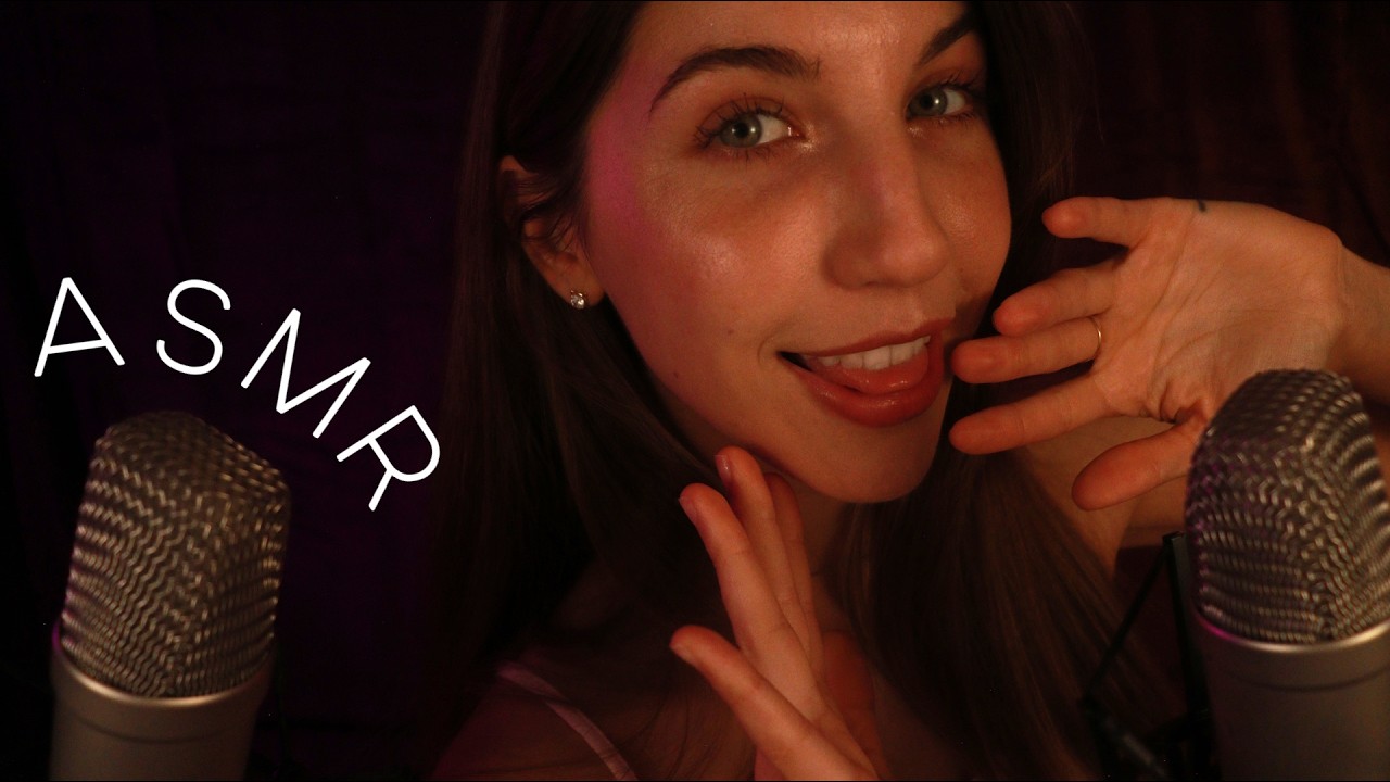 Sensitive, Wet Whispers ASMR (Up-Close, Ear to Ear Mouth Sounds & Rambles)
