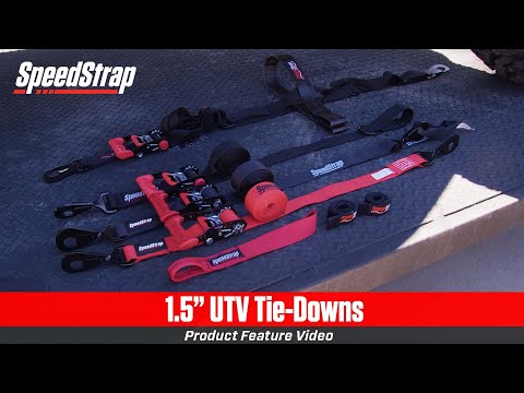 SpeedStrap 1.5" UTV Tie Downs - Product Feature Video