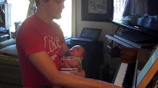 Sonata for One Hand on Piano (while holding a baby with the other)
