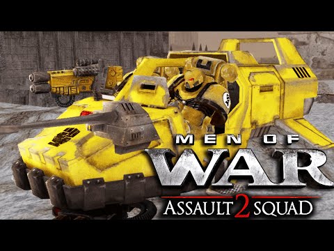 ULTIMATE MOD WARHAMMER 40K: Imperial Fists vs T'AU Empire! - Men of War: Assault Squad 2