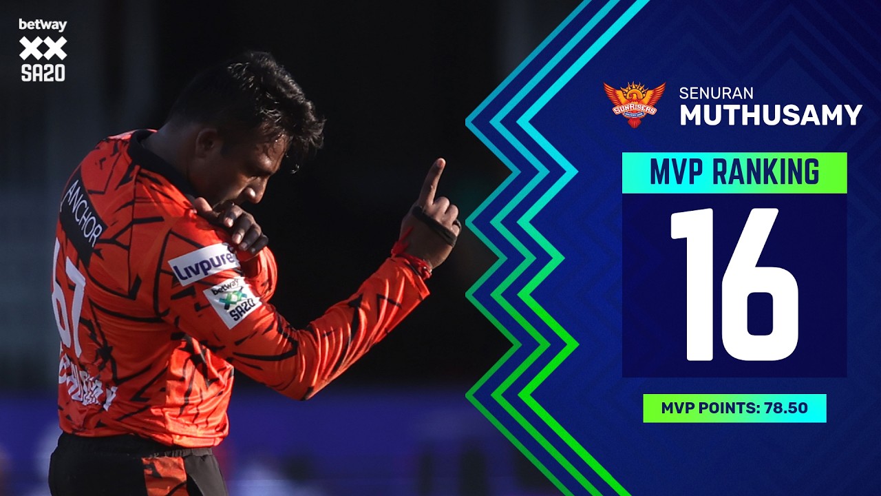 Season 4 MVP #16 | Senuran Muthusamy (Sunrisers Eastern Cape)