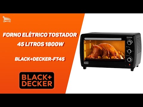 Forno Elétrico Tostador 45 Litros 1800W 220V - Video