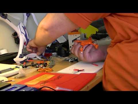 MongoTV_402 - Part 1 - Mongo Drones Testcenter - Solder Two 7mm Motor On Hubsan X4 H108