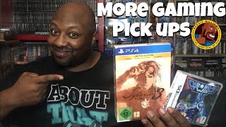 Game pick ups and a package in the mail