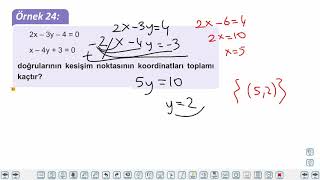 Eğitim Vadisi TYT Matematik 11.Föy I.Dereceden İki Bilinmeyenli Denklem Sistemleri 2 Konu Anlatım Videoları