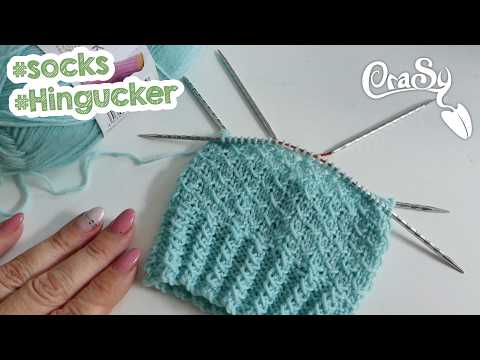 Super cool and easy knitting pattern / sock pattern "Mr X"