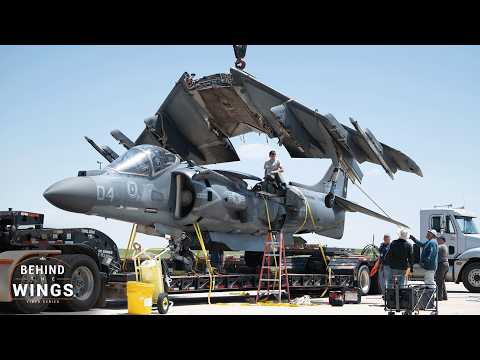 Inside the Secret Process of Retiring a Harrier Jet | Behind the Wings