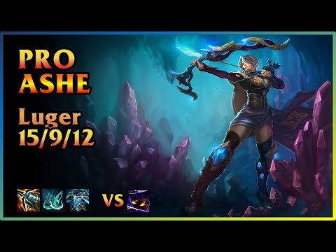 PRO Ashe CLG [Luger/Kral Luger] | KDA 15/9/12 SUP (NA)